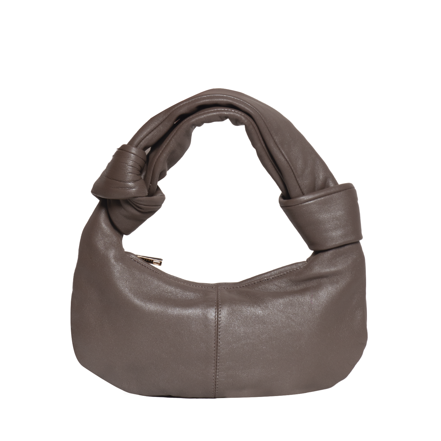 Bow Bag Silver Chocolate