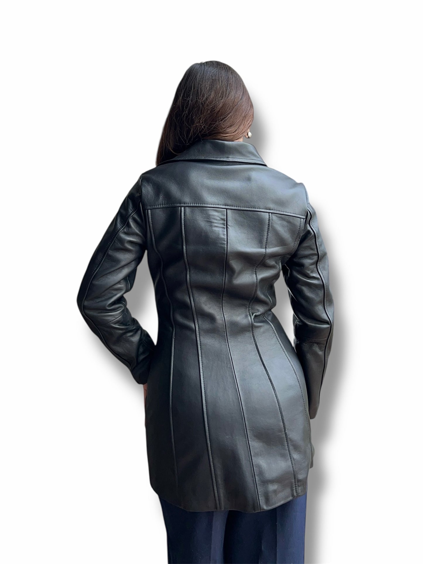 Gabardina en piel de borrego