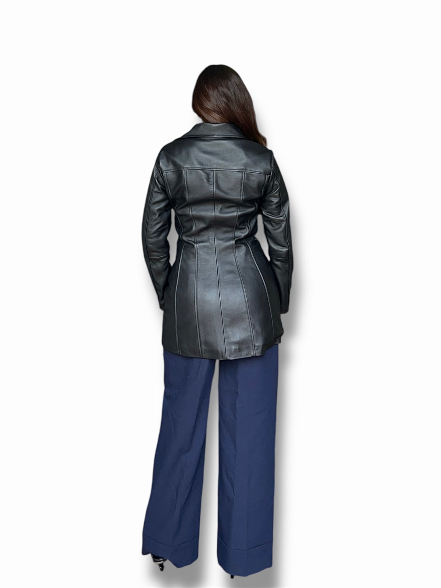 Gabardina en piel de borrego