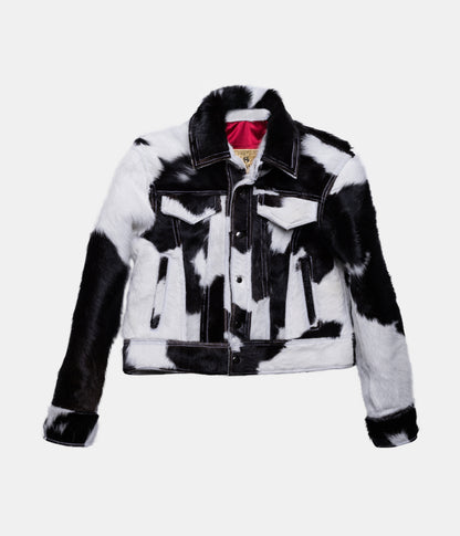 Showdy Jacket - Pelaje de Becerro B&N