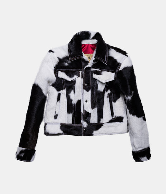 Showdy Jacket - Pelaje de Becerro B&N