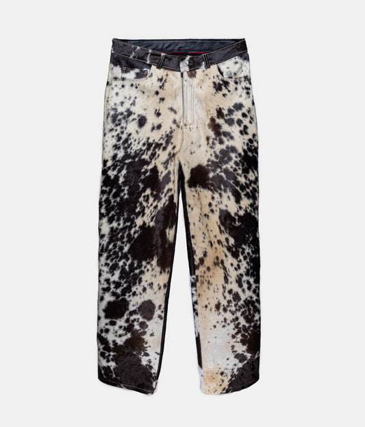 Baggy Mens Pants - Pelaje Blanco y negro