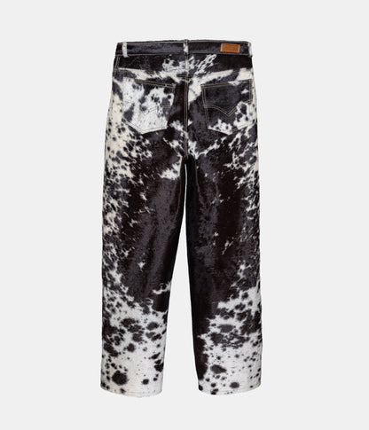 Baggy Mens Pants - Pelaje Blanco y negro