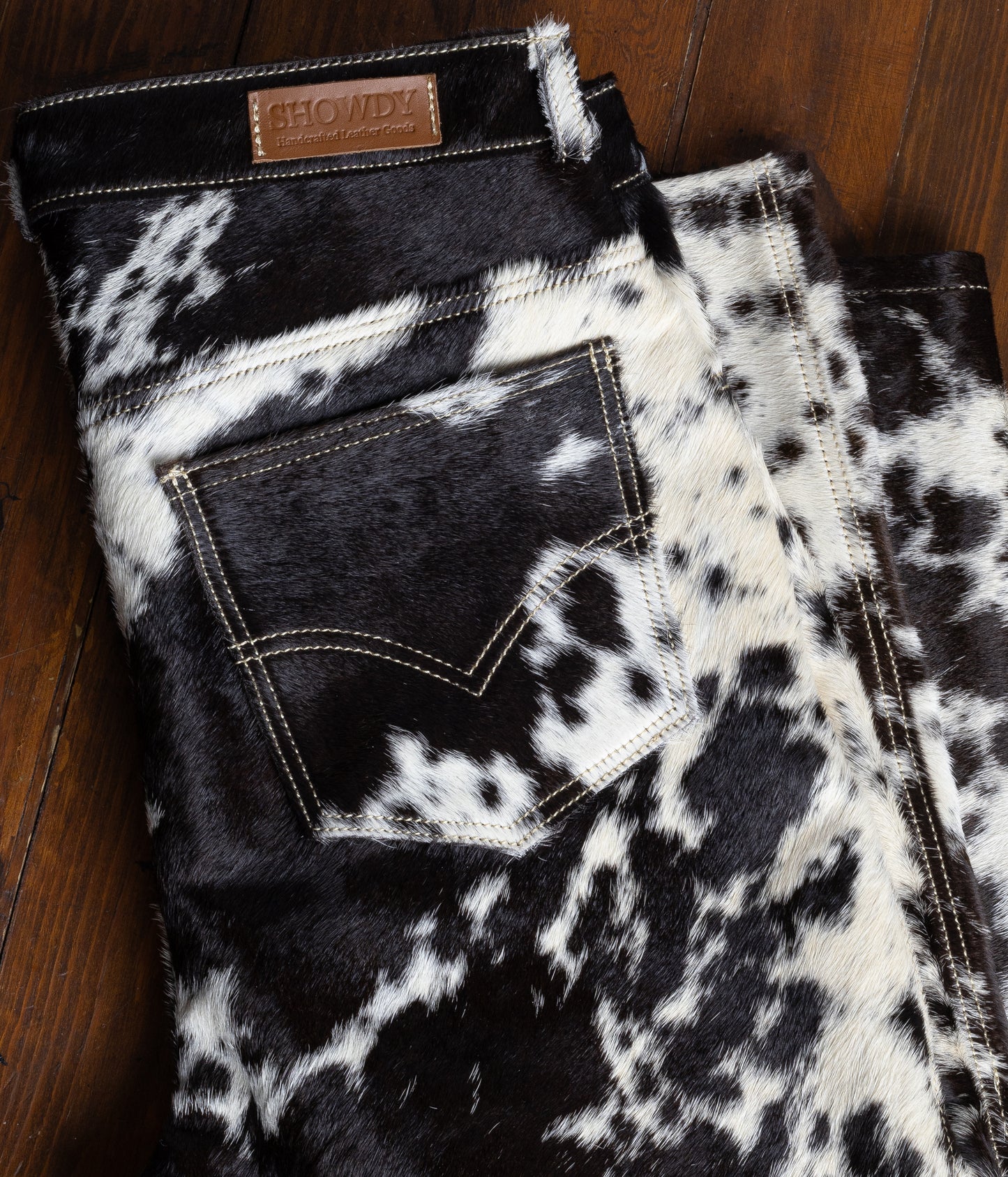 Baggy Mens Pants - Pelaje Blanco y negro