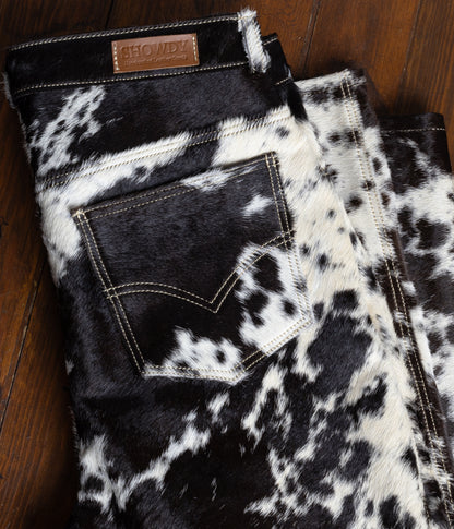 Baggy Mens Pants - Pelaje Blanco y negro