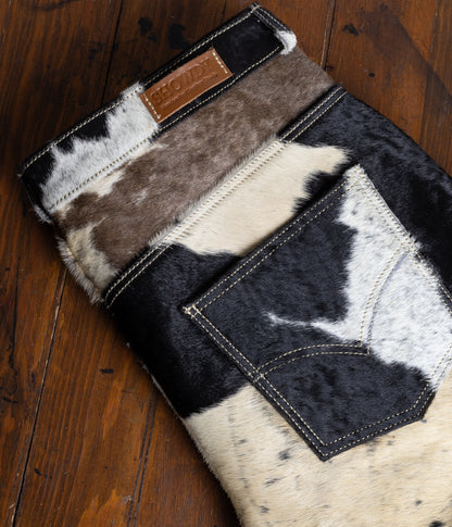 Baggy Mens Shorts - Pelaje Blanco y Negro