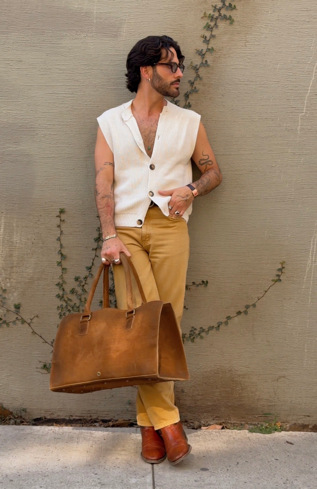 Showdy Bag - Gamuza Camel