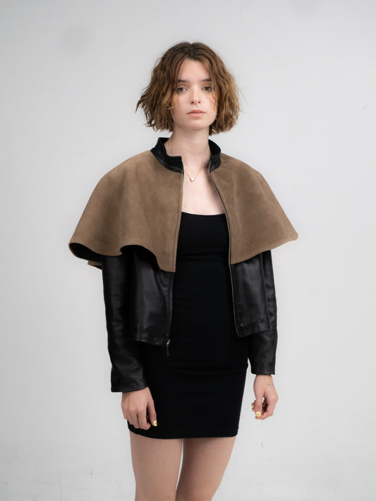 Cape Jacket - Gamuza topo