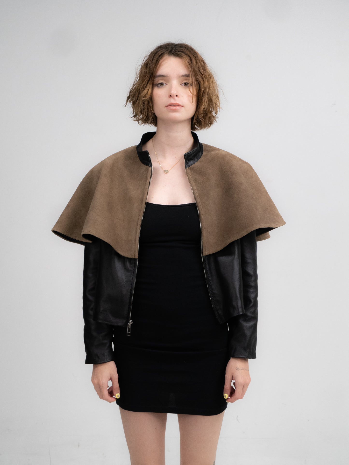 Cape Jacket - Gamuza topo