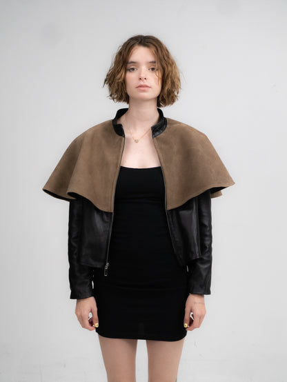 Cape Jacket - Gamuza topo