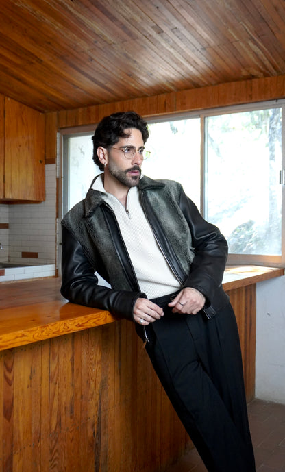 Lamour Men Jacket - Lana de borrego