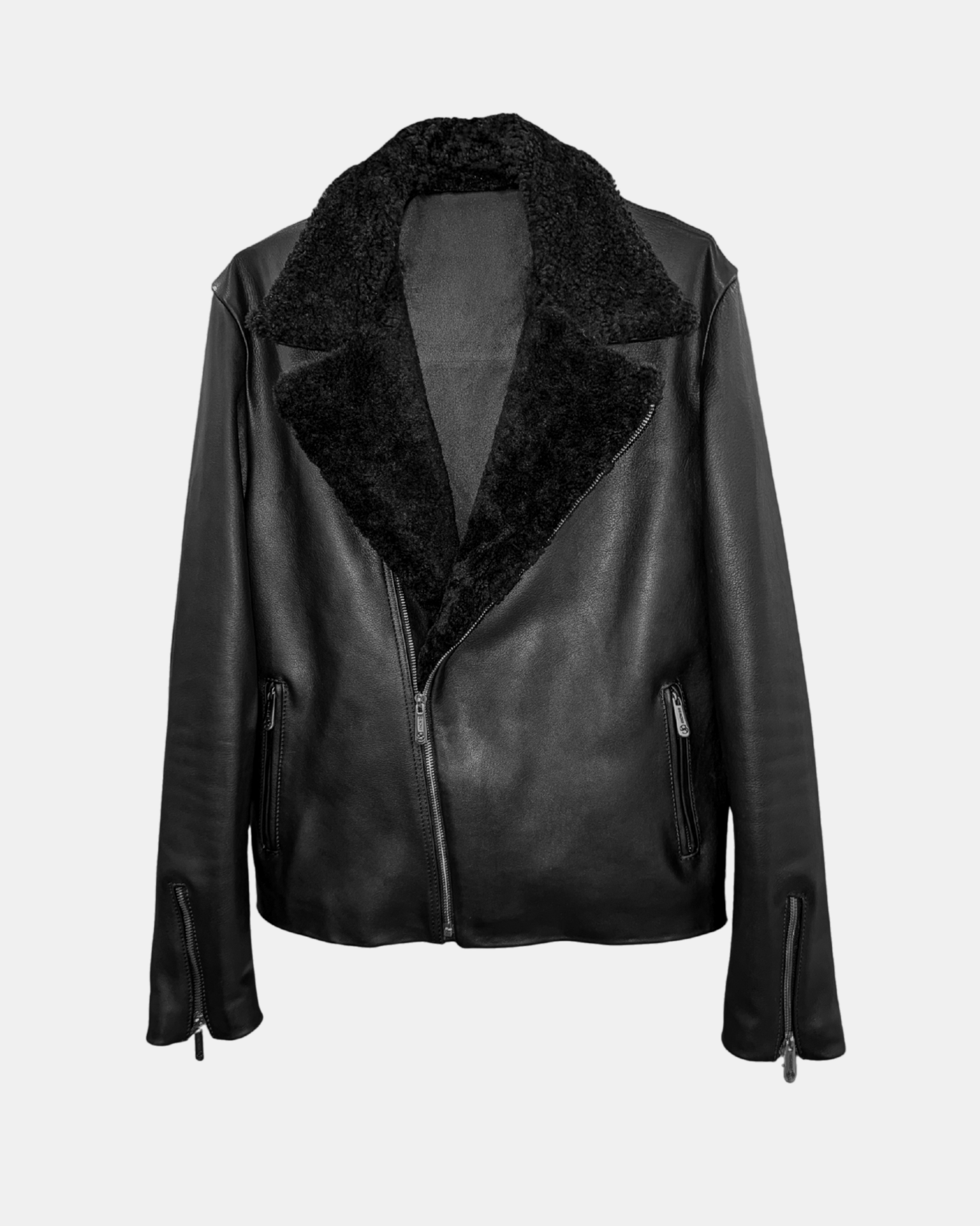 REBEL MEN JACKET - Lana de borrego