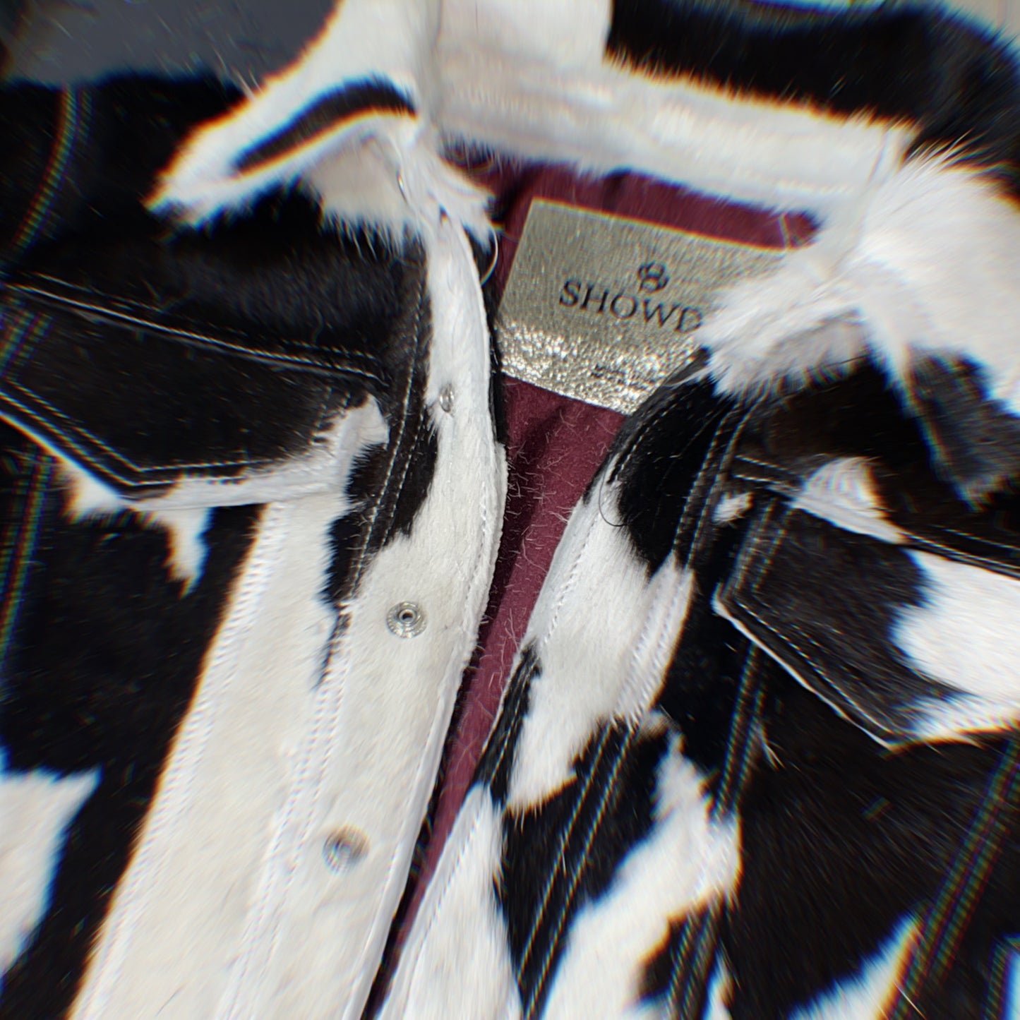 Showdy Jacket - Pelaje de Becerro B&N