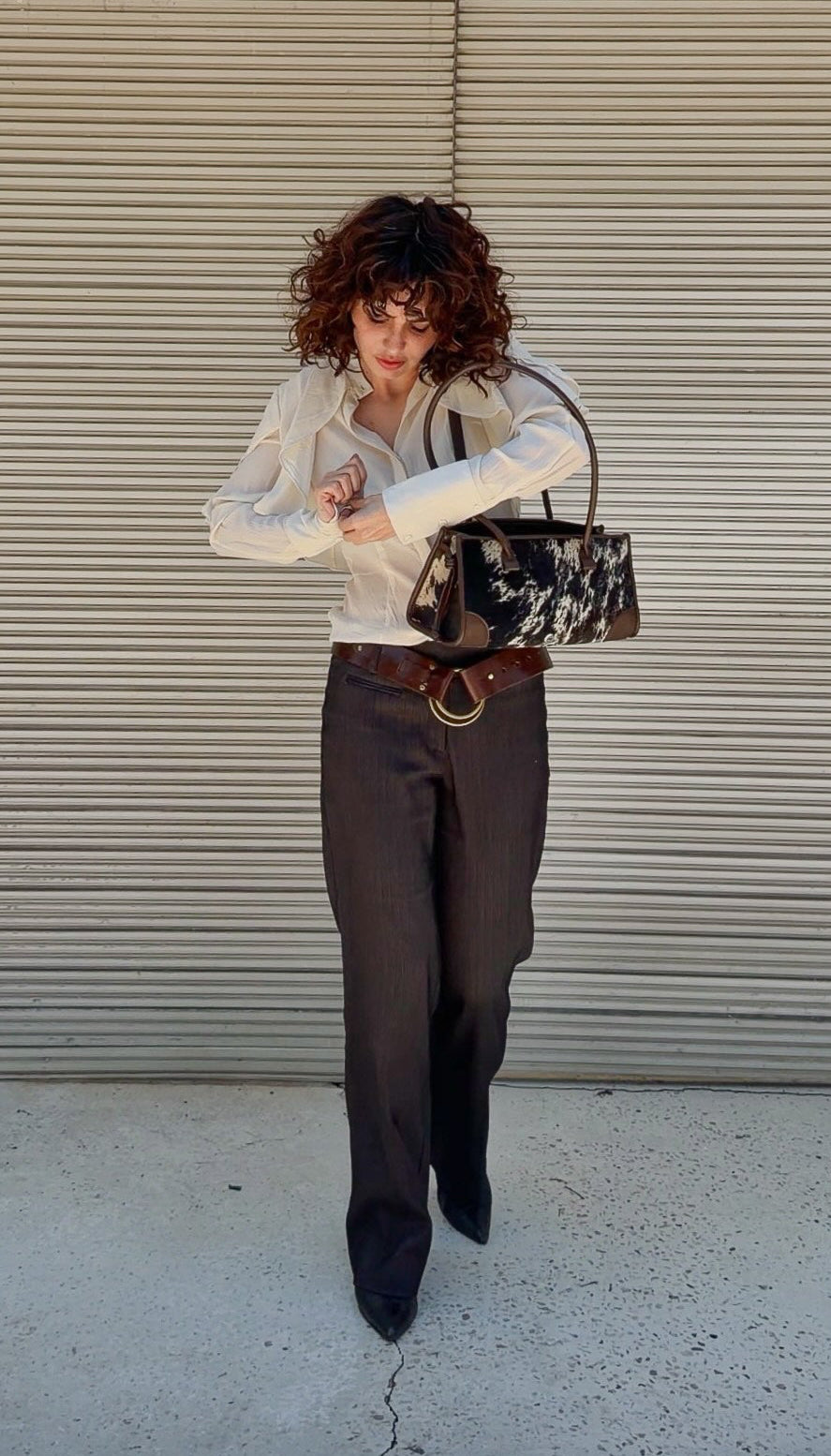 EVER BAG - Cow Hide Chocolate