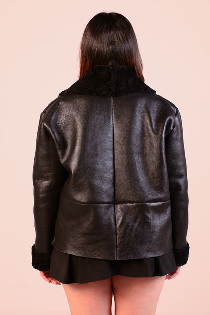 Sheep Fur double sided Girl Coat