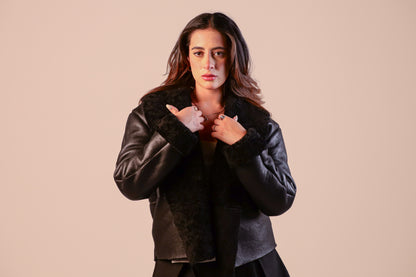 Sheep Fur double sided Girl Coat