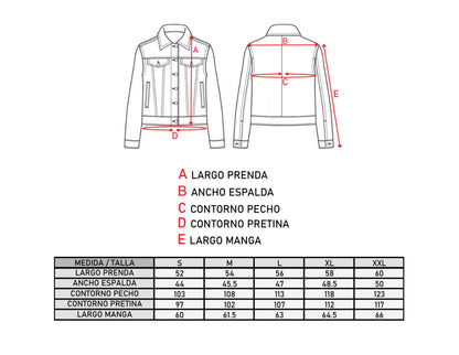 Showdy Jacket - Pelaje de Becerro B&N